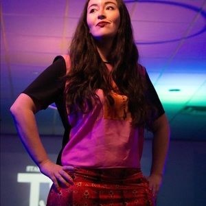 Strike a pose designer t-shirt with matching skirt